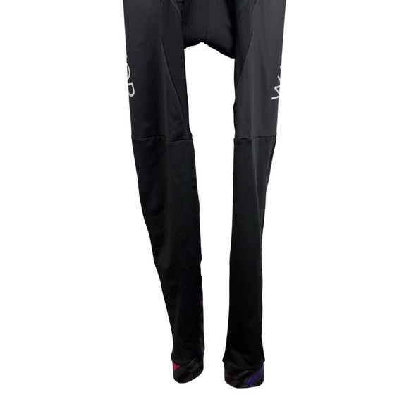 New Huub Core Thermal Cycling Bib Tights Leggings Black Mens Size Medium Padded - Picture 4 of 16